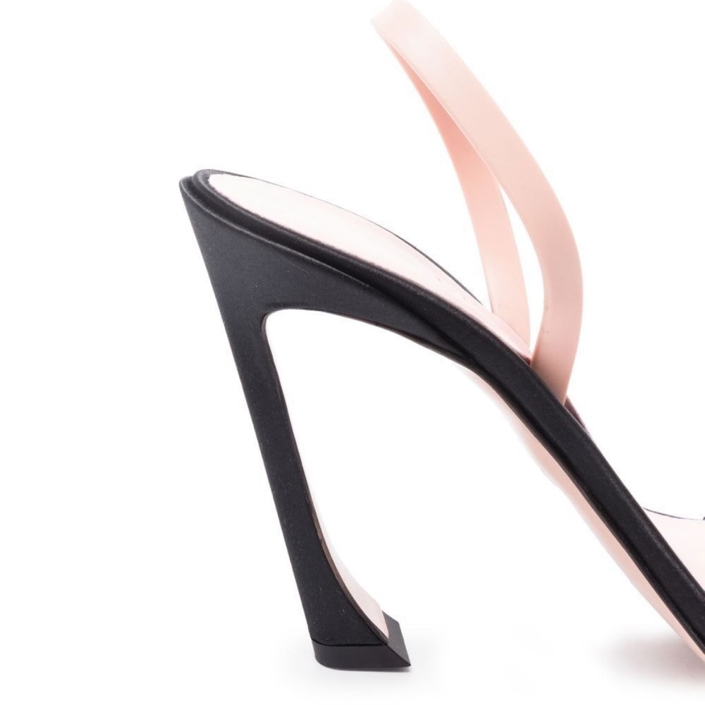 PIFERI PINK SATIN SANDALS 37 THE PINK BOTTOMS - Picture 6 of 10